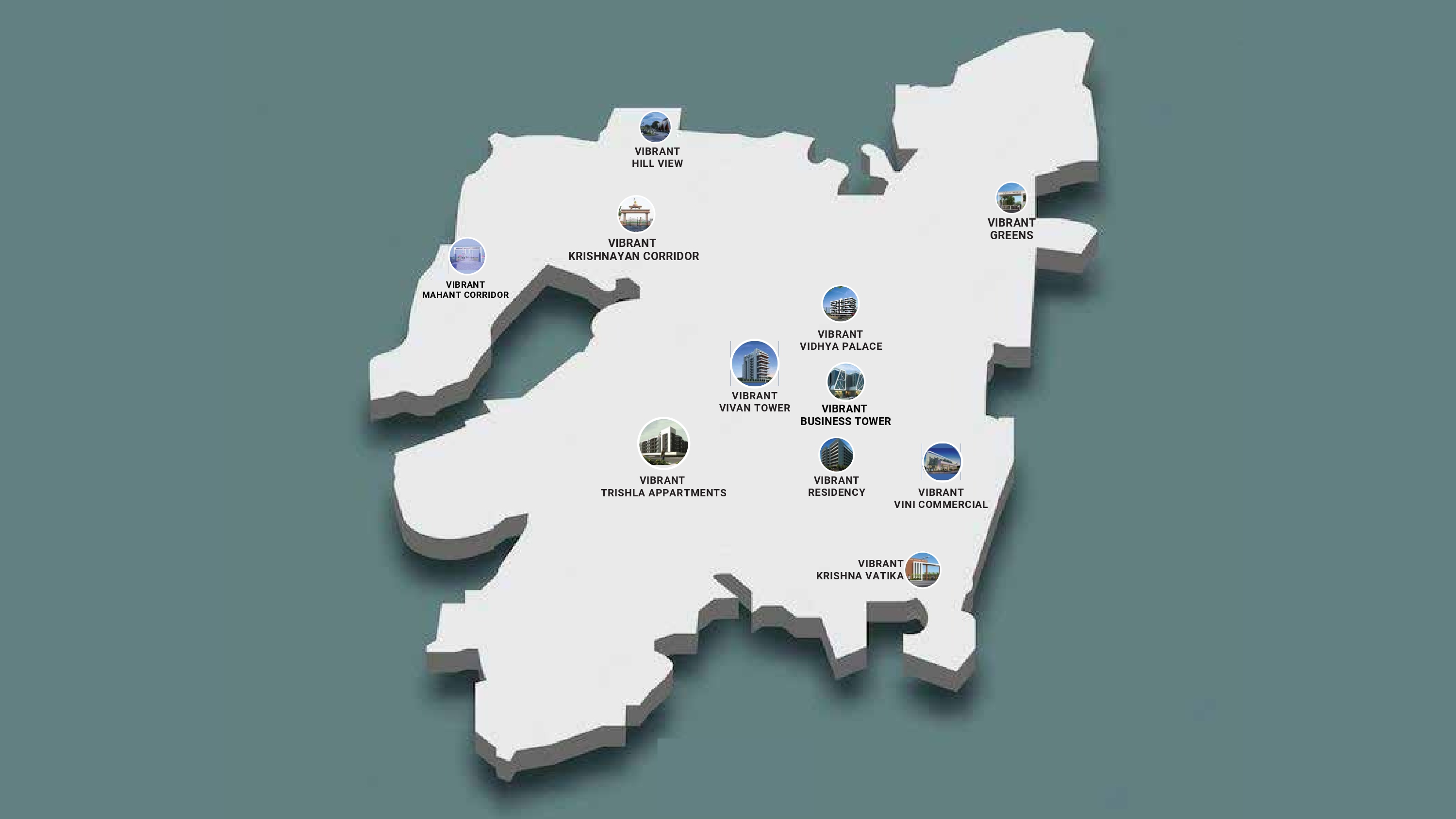 Vibrant Projects Map